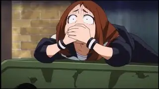 Ochaco pukes rainbows