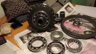 Осмотр старых 4х подшипников вариатора JF011E