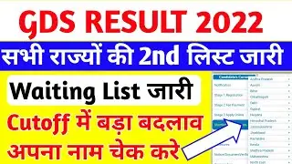 GDS result 2022 | GDS | up gds result 2022 | India post gds result 2022 | GDS cutoff 2022 | up gds