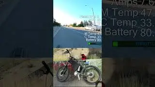 Hauling Ass up 10% grades this ebike is the mutts nuts!