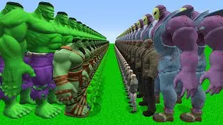 HULK ORDUSU VS JASON VOORHEES ORDUSU 😱 - Minecraft