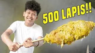 60 Giant Egg Rolls Go Viral!! FT. @WibiWibawa