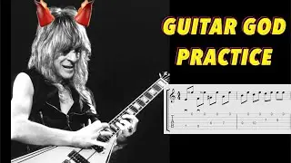 GUITAR GOD practice routine