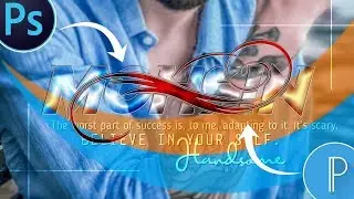 New Cut Glass Font like Photoshop cc in Ps Touch 2020