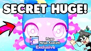 OMG! 💎🥳 GOT 1ST EVER *HUGE NINJA* (SUPER RARE) In Pet Simulator X! 🥷