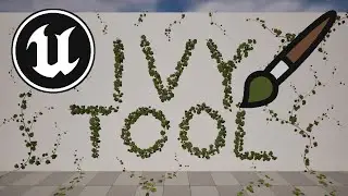 Ivy Splines Drawing Tool - Unreal Engine 5.4 Editor Scriptable Tool
