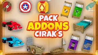🏎🛶🛏 PACK ADDONS CIRAK´S para MINECRAFT BEDROCK/PE + 1.20 🏎🛶🛏