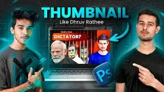 Make Thumbnail Like Dhruv Rathee | Dhruv Rathee Thumbnail Breakdown | Prince Editz