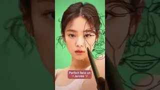 Trying perfect face on JENNIE ✨