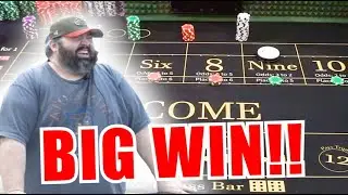 🔥BIG WIN🔥 30 Roll Craps Challenge - WIN BIG or BUST #308