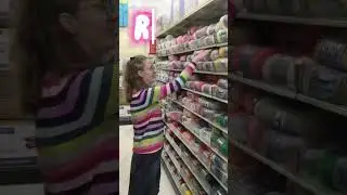 Expectation vs Reality yarn shopping with my wife  #crocheting   #knitting #yarn #knit #crochet