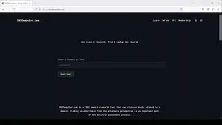 Find the Company’s Domains, Subdomains, and Hosts using Netcraft and DNSdumpster