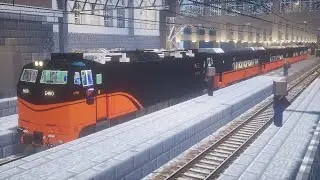 Minecraft Real Train Mod-!鳴日啟程! 台鐵觀光列車-鳴日號(夕景)首發!!