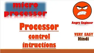 Processor control instructions | wait, hlt, nop, esc, lock