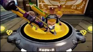 Tempered Dynamo Roller Gameplay - Splatoon