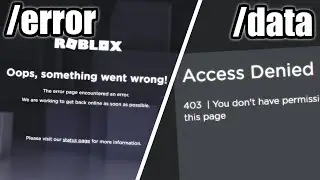 Unknown Roblox Pages (you probably never heard of)