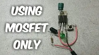 DIY tv remote controlled light using MOSFET