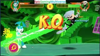 Nickelodeon Super Brawl Universe Match / Battle #2 - Jenny Wakeman The Robot VS Danny Phantom