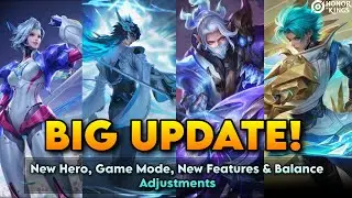 New Hero, Free Skins, Hou Yi Nerf, Dian Wei Buff! | New Big Update | Honor of kings