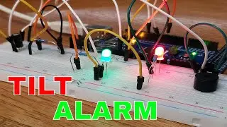 How To Make A Flashing Tilt Alarm Using Arduino Mega2560 And A Tilt Ball Switch Sensor