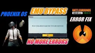 BGMI Server Is Busy solve 100% All Emulator Players watch video to solve this error || Problem Solve