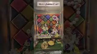 गणपती decoration ideas @ home ideas #shorts