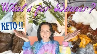 WHAT'S FOR DINNER ?  | KETO / LOW CARB DINNER IDEAS | EASY AND SIMPLE DINNERS | JANETGRETA