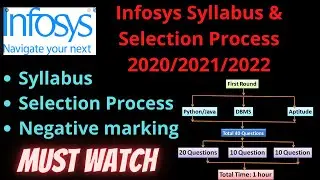 New Pattern| Updated InfyTQ(Infosys) Syllabus & Selection Process for 2020|2021|2022 || Test Pattern