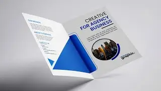 Creative Bi-Fold Brochure Design | Photoshop Tutorial 2023