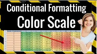🆂🅾🅻🆅🅴🅳 ✔How to Use Color Scales in Excel (Conditional Formatting) | MS Office 365 | Get Smart