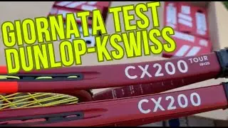 GIORNATA TEST RACCHETTE  DUNLOP E SCARPE KSWISS A MARINA ROMEA!