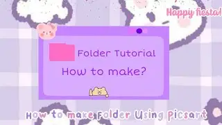|•how to make Folder on PicsArt?•| 🍓💜