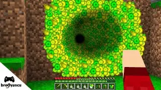 MİNECRAFT AMA TECRÜBE TÜNEL BULDUM
