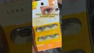 Japanese lashes are SO different from the ones in the US