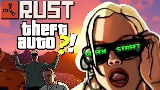 Grand Theft Auto in RUST?! ( FUNNY/ FAILS/ TROLLING/ PVP )