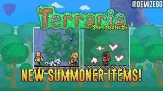 Terraria 1.3.6 NEW Summoner Spoilers and MORE! Update 2019