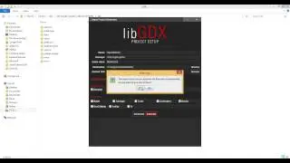How to generate first libGDX gradle project using libGDX jar to develop desktop, android, ios and ht