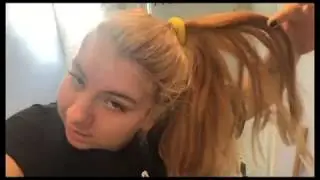 Bleaching my hair from BLACK to BLONDE FAIL (kinda)