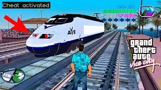 Secret Bullet Train Location in GTA Vice City ! Hidden Place | GTAVC Train (Super Fast)