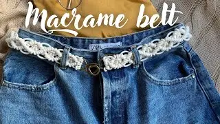Tutorial: MACRAME belt! 🥋