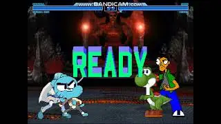 MUGEN Request: Gumball & Sayaka Miki Vs Yoshi & Pepito