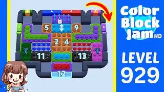 Color Block Jam Level 929 Solution Walkthrough