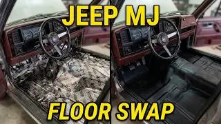 How to install Rubber Floor Covering in a Jeep  Comanche MJ 