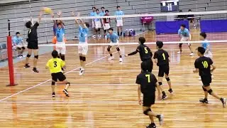 【国スポ近畿2024】少年男子 代表決定戦　大阪 vs 和歌山 第２セット　＜男子バレーボール＞