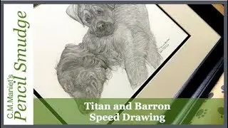 PencilSmudge Speed Drawing of Titan and Barron by C.M.Maniet