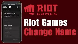 Riot Games Change Name - How to Change Riot Games Account Name !