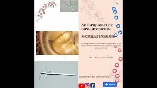 Physiognomic Ear Breadth||anthropometric measurements||@anthropologyandtutorials||