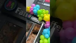 Rainbow Balloon Garland #balloonsonline #balloongarland #balloondecorations