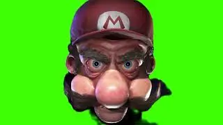 Mario RTX on green screen