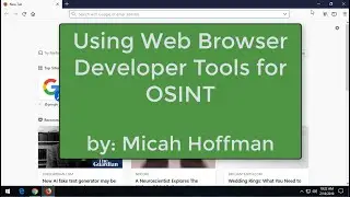 10 Minute Tip: Browser Developer Tools